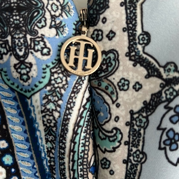 NEW Tommy Hilfiger women’s paisley bodycon dress - size 8 - Picture 2 of 5